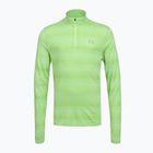 Férfi futó pulóver Under Armour Velociti 1/4 Zip lumos lime/white