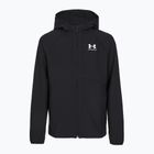 Gyerek sportdzseki Under Armour Vibe Woven Windbreaker Jacket fekete/fehér