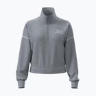 Női pulóver Under Armour Rival Fleece Script HZ mod gray light heather/white