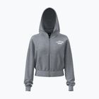 Női cipzáras pulóver Under Armour Icon Fleece Nov FZ mod gray light heather/white