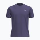 Férfi edzőpóló Under Armour Tech Taping purple luxe/pink dawn