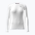 Női edző hosszú ujjú póló Under Armour HG Authentics Comp LS white/halo gray