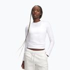 Női edző hosszú ujjú póló Under Armour ColdGear Crew white/halo gray