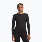 Női edző hosszú ujjú póló Under Armour ColdGear Crew ultimate black/white