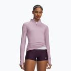 Női futópulóver Under Armour Velociti Half Zip mauve pink/reflective