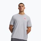 Férfi edző póló Under Armour Tech Utility SS mod gray/racer red