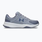 Férfi edzőcipők Under Armour Edge Leather gravel/blue fog/blackout navy