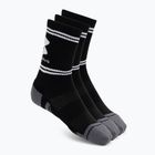 Zokni Under Armour Perf Tech Nov Crew 3 pack ultimate black/ultimate black/white