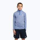 Gyerek pulóver New Balance Athletics Quarter Zip Funnel blue gemstone