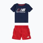 Gyerek szett New Balance Contrast Athletic Tee & Nylon Short nb navy