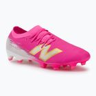 Futballcipő New Balance Furon Pro V8 FG pink heat/sea salt/gold metallic