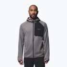 Férfi kapucnis polárdzseki Columbia Triple Canyon Grid Fleece Hooded Full Zip II City Grey/Black