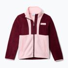 Férfi polárdzseki Columbia Back Bowl II Full Zip rich wine/satin pink