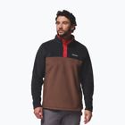 Férfi pulóver Columbia Steens Mountain Half Snap II tobacco/black/mountain red