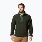 Férfi polár pulóver Columbia Helvetia II Half Snap Fleece greenspace