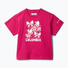 Gyerek póló Columbia Mission Lake II SS Graphic guava pink/floral frenzy