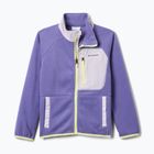 Gyerek polár pulóver Columbia Fast Trek V Full Zip stormwatch/lavender pearl