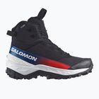 Férfi túracipők Salomon Crosstrak Powder WP Equipe black/black