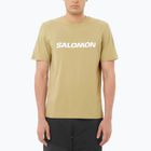 Férfi póló Salomon Logo szürke zöld