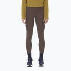 Női futó leggings Salomon SHAKEout Core 28" kávébabszínű