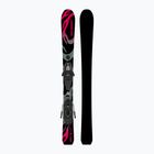 Gyermek lesikló sílécek + kötések Salomon QST Jr Black XS + C5 GW black/neon punch