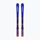 Gyermek lesikló sílécek + kötések Salomon Equipe Jr M + L6 GW race blue/equipe red