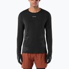 Férfi futó hosszú ujjú póló Salomon Sense Aero GFX Tee LS deep black/black beauty