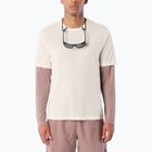 Férfi futó póló Salomon Shakeout Core GFX SS Tee whisper white/pink frosting