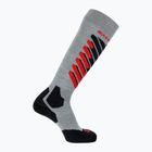 Sízokni Salomon S/Access light grey/black/fiery red