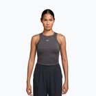 Női trikó Nike One Fitted Dri-Fit Cropped Tank thunder grey/white