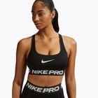 Edzőmelltartó Nike Pro Light Support Non Padded black/white/metallic silver