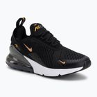 Gyerekcipő Nike Air Max 270 black/laser orange/metallic copper
