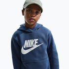 Gyerek pulóver Nike Club Fleece Hoodie mystic navy/white
