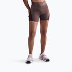 Női rövidnadrág Nike Pro Sculpt High Waisted 5" Biker tattoo/burgundy crush/white