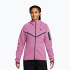 Női pulóver  Nike Sportswear Tech Fleece Windrunner light magenta/black