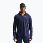 Férfi futó pulóver Nike Miler Dri-Fit UV 1/2 Zip midnight navy