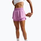 Női futónadrág Nike One Dri-FIT 2IN1 light magenta/white