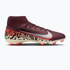 Férfi futballcipő Nike United Mercurial Superfly 10 Academy MG burgundy crush/metallic silver