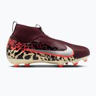 Gyerek focicipő Nike United Jr. Mercurial Superfly 10 Academy MG burgundy crush/metallic silver