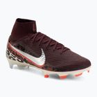 Férfi futballcipő Nike United Superfly 10 Elite burgundy crush/university red/fossil/metal silver
