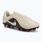 Gyerek focicipő Nike United Jr. Tiempo Maestro Academy MG fossil/burgundy crush/metallic silver