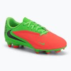 Gyerek focicipő Nike Jr. Phantom 6 Club Erling Haaland MG hot punch/green strike/black
