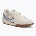 Férfi futballcipő Nike Tiempo Streetgato PRM IC coconut milk/gum medium brown/blue crystal