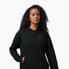 Női pulóver Jordan Fleece Hoodie black/gym red