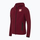 Férfi futballpulóver Nike Tech Fleece Poland Full Zip Hoodie team red