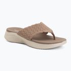 Női papucsok SKECHERS Ultra Flex 3.0 Rhythm Waves brown