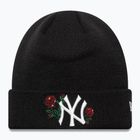 Női téli sapka New Era Sequin Rose Beanie New York Yankees fekete