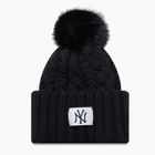 Női téli sapka New Era Cable Wide New York Yankees fekete