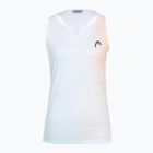 Női teniszpóló HEAD Agility Tank Top apricot/print vision