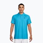Férfi teniszpóló póló Nike Court Dri-Fit Advantage baltic blue/black